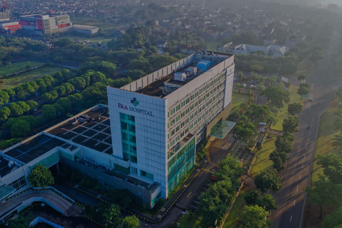 Rural hospital building exterior